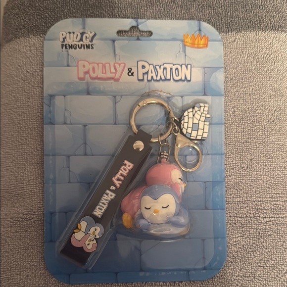 Original Pudgy Penguin Pax & Polly keychain and charm - Picture 1 of 2